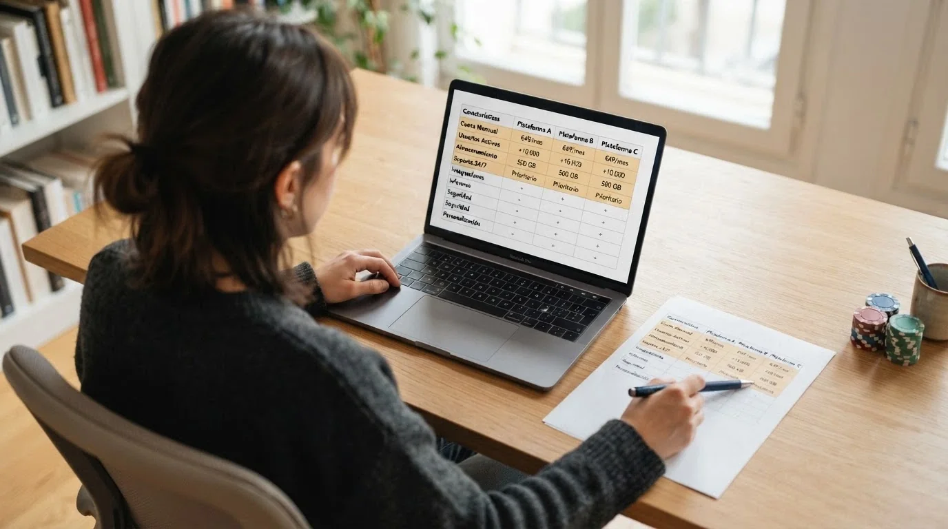 Captura parcial de una tabla comparativa con columnas de operador, porcentaje de bono, rollover y caducidad, con los cuatro operadores del 200% resaltados