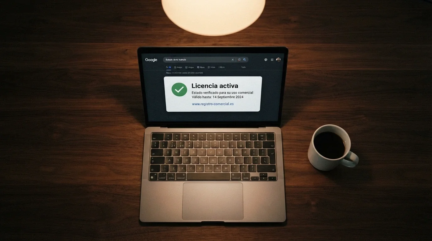 Pantalla del buscador público de operadores de la DGOJ con el dominio .es visible