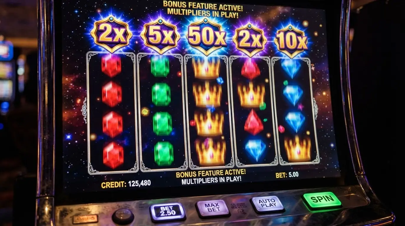 Captura de la slot Gates of Olympus de Pragmatic Play en plena partida con multiplicadores activos